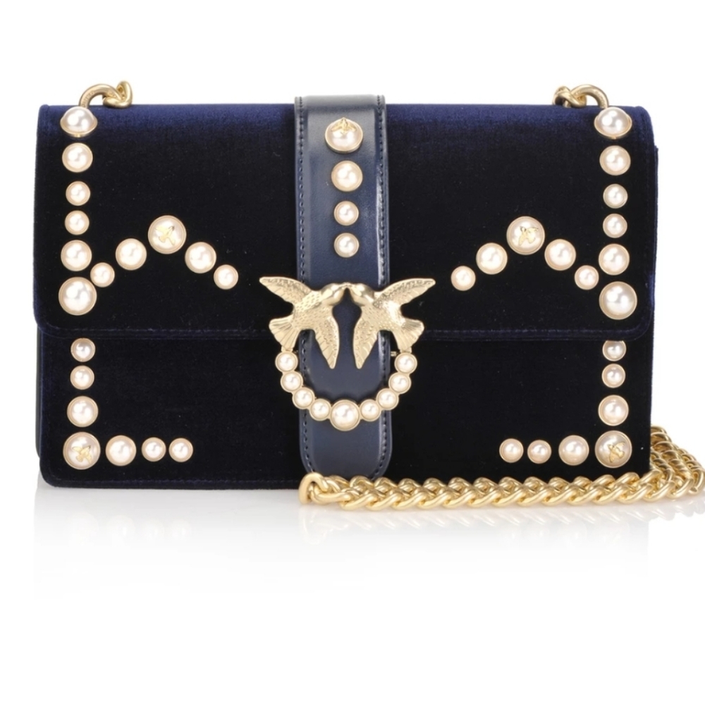 Brand new beautiful Pinko Pearl embellished bag
